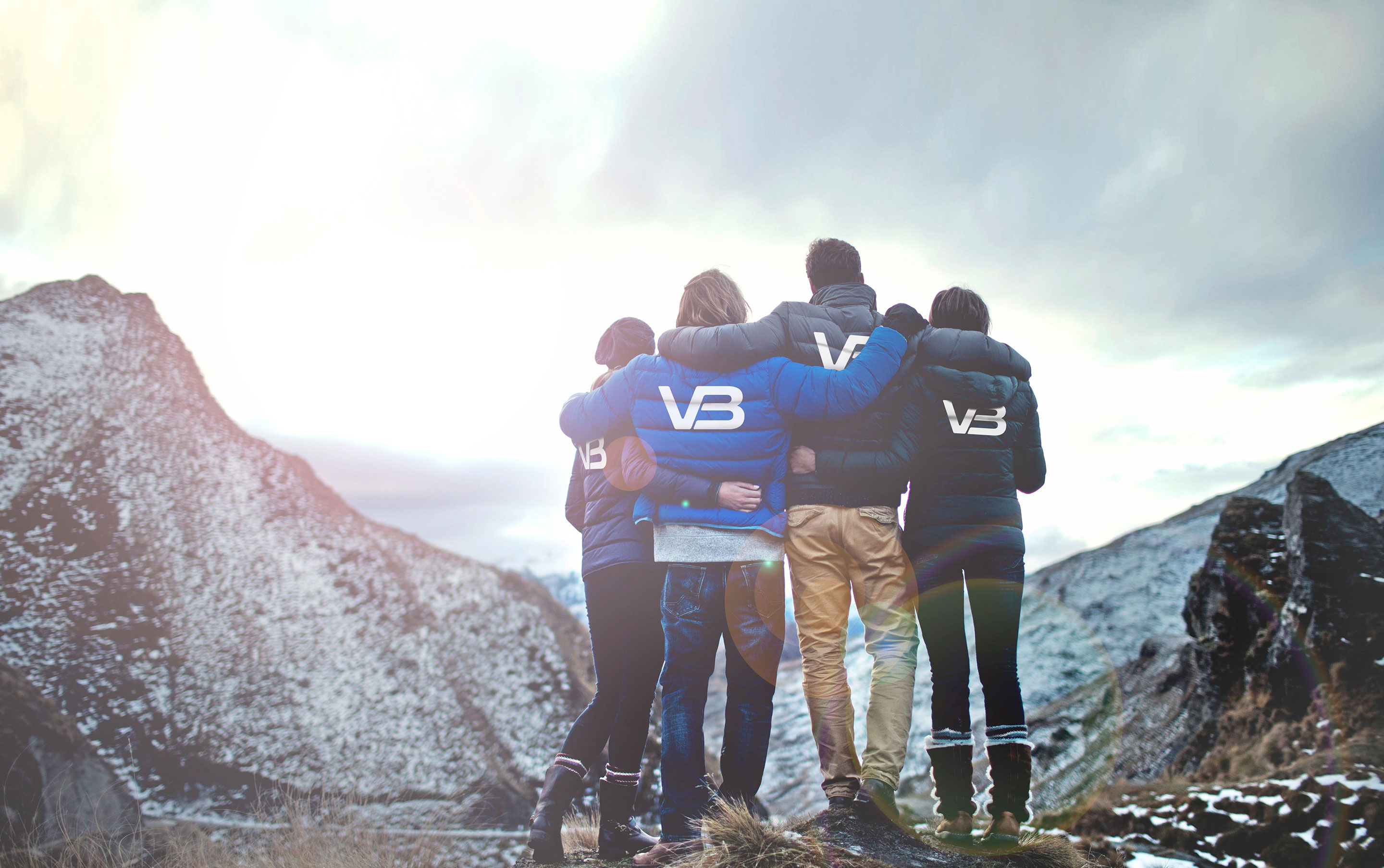 VB Rørleggere ser ut mot fjell